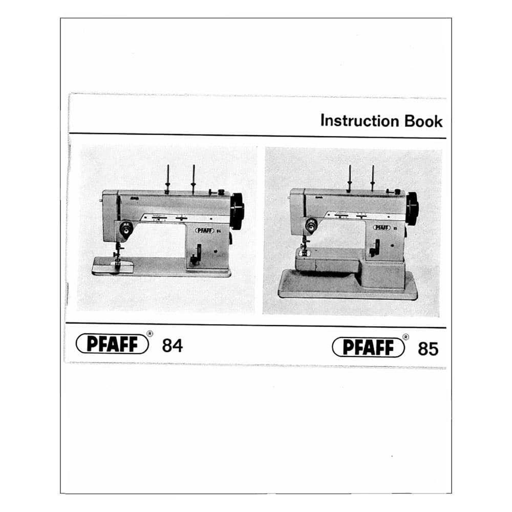 Pfaff 84 Instruction Manual image # 123130