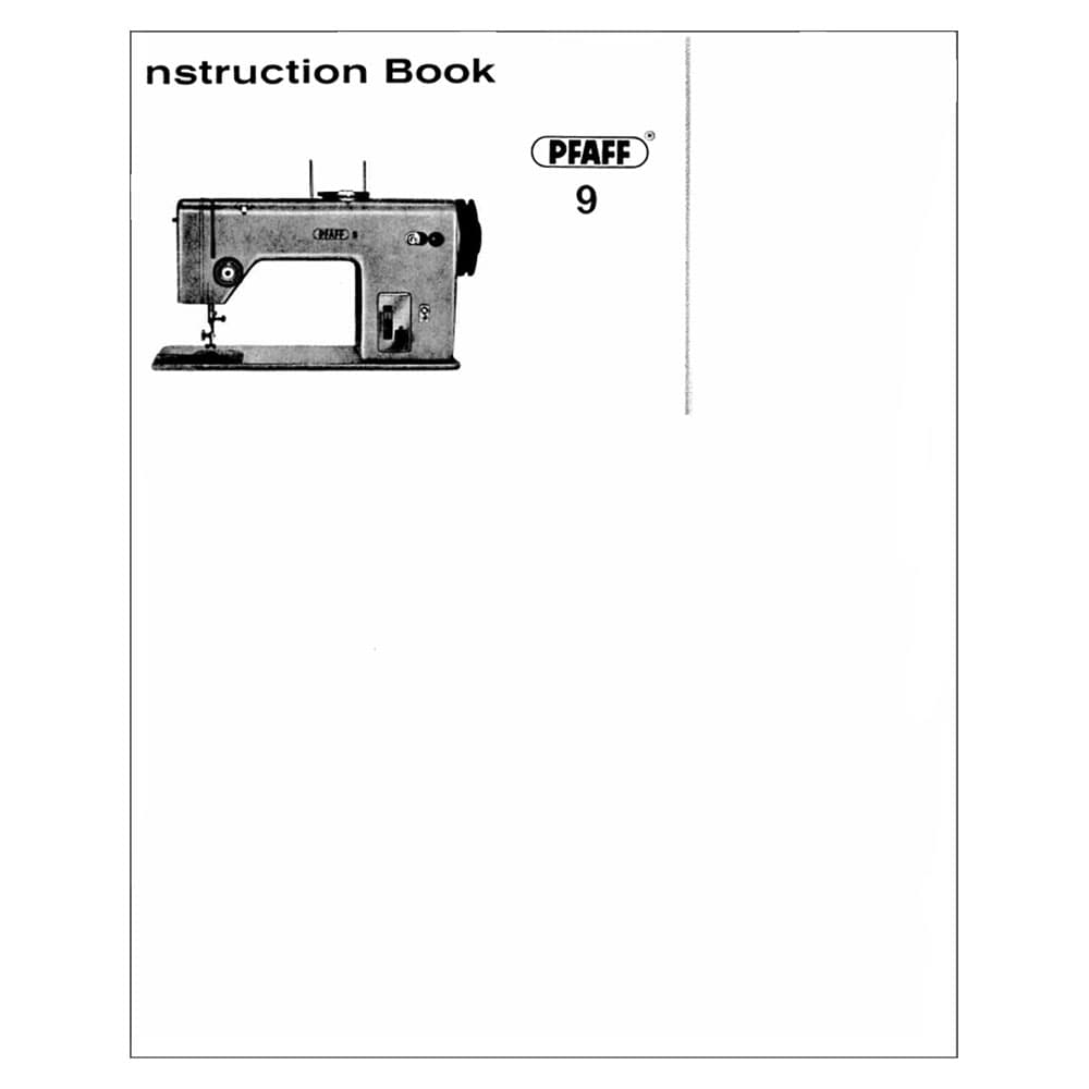 Pfaff 9 Instruction Manual image # 123137
