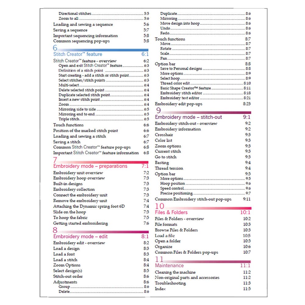 Pfaff Creative 4.5 Instruction Manual image # 123206