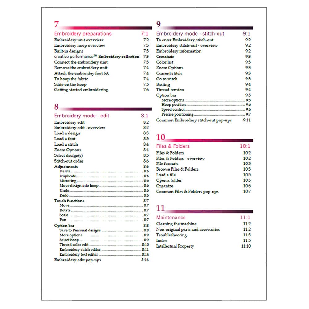 Pfaff Creative Performance Instruction Manual image # 123214