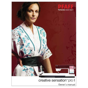 Pfaff Creative Sensation Pro II Instruction Manual image # 123237