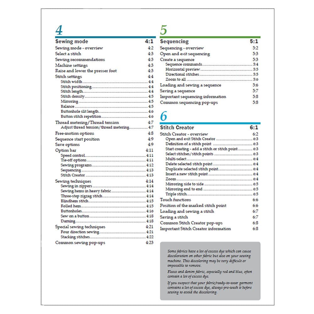 Pfaff Creative Sensation Instruction Manual image # 123220