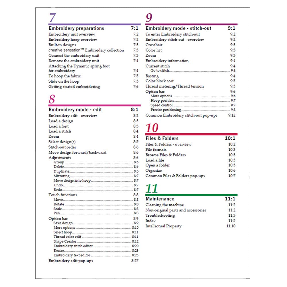 Pfaff Creative Sensation Instruction Manual image # 123221