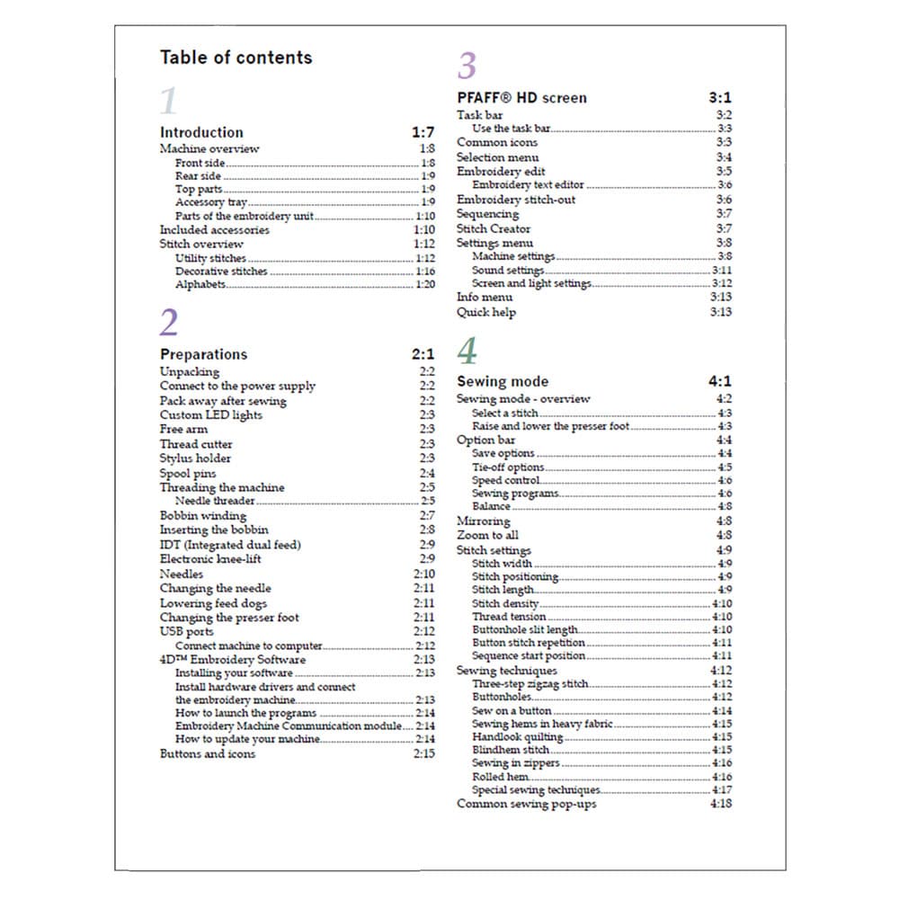Pfaff Creative Vision 5.0 Instruction Manual image # 123245