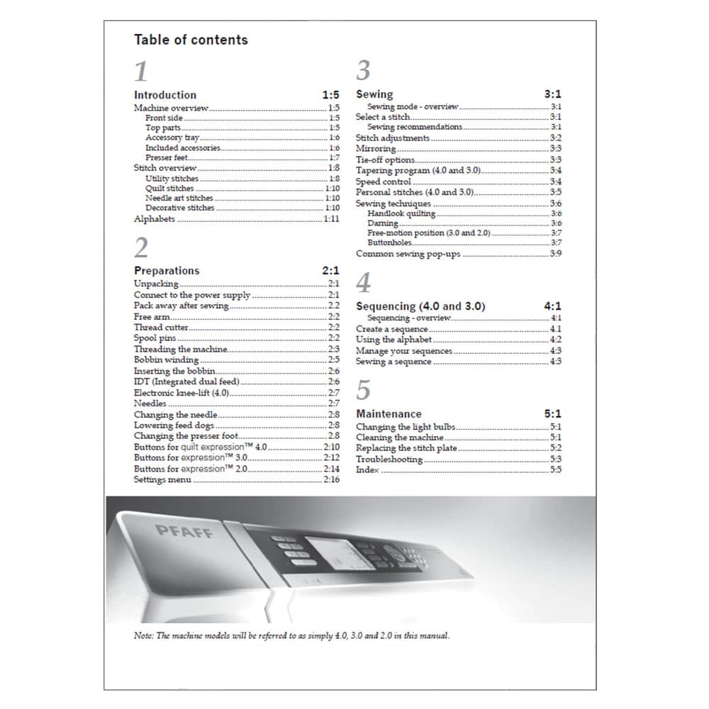 Pfaff Expression 3.0 Instruction Manual image # 123256