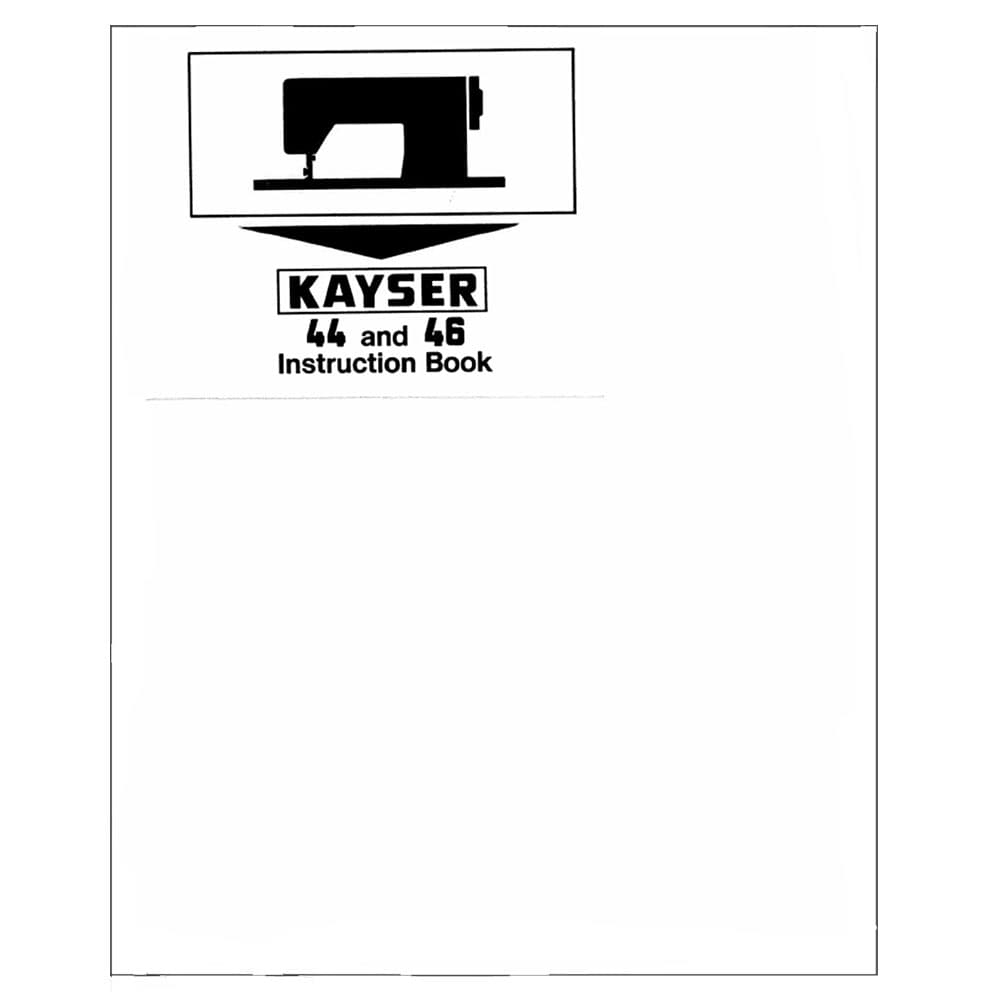 Pfaff Kayser 46 Instruction Manual image # 123298