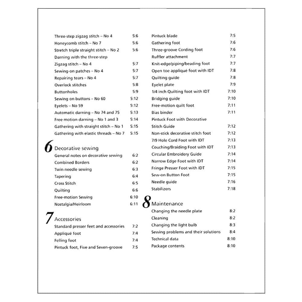 Pfaff Performance 2056 Instruction Manual image # 123328