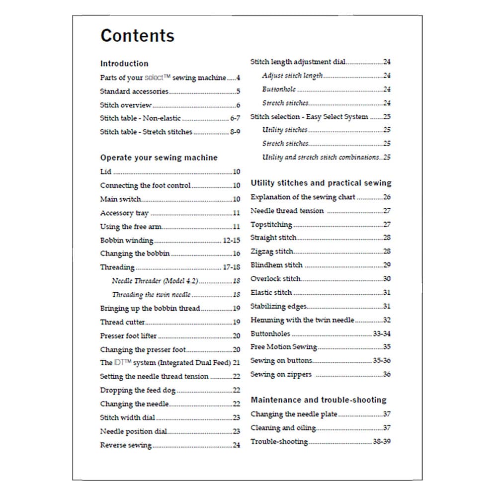 Pfaff Select 4.2 Instruction Manual image # 123352