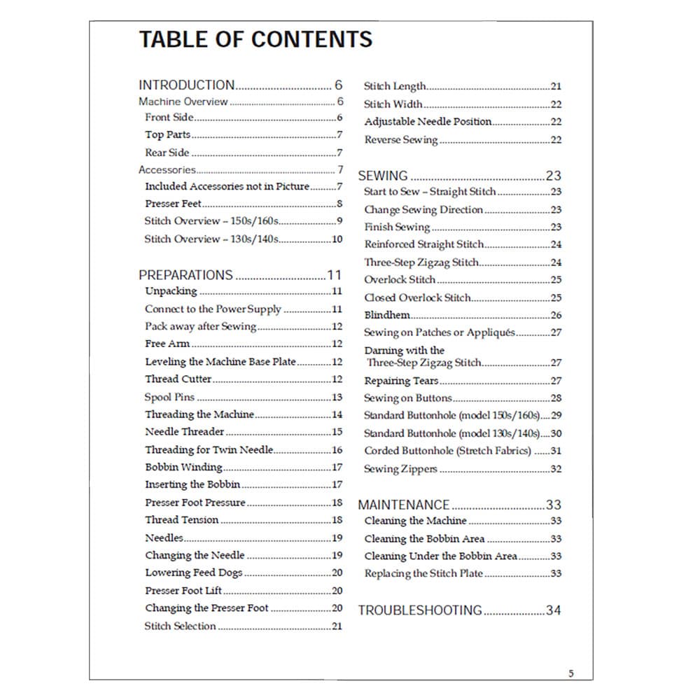 Pfaff Smarter 160s Instruction Manual image # 123374