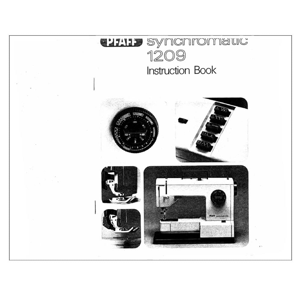Pfaff Synchromatic 1209 Instruction Manual image # 123383