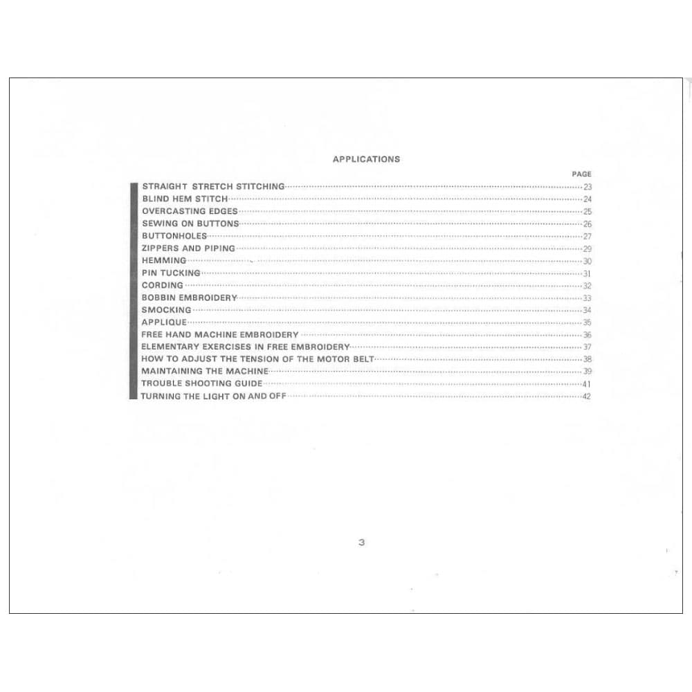 Riccar 3500 Instruction Manual image # 116976