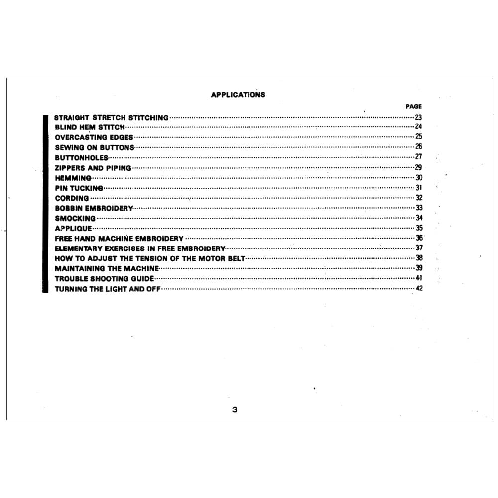 Riccar 4003 Instruction Manual image # 116952