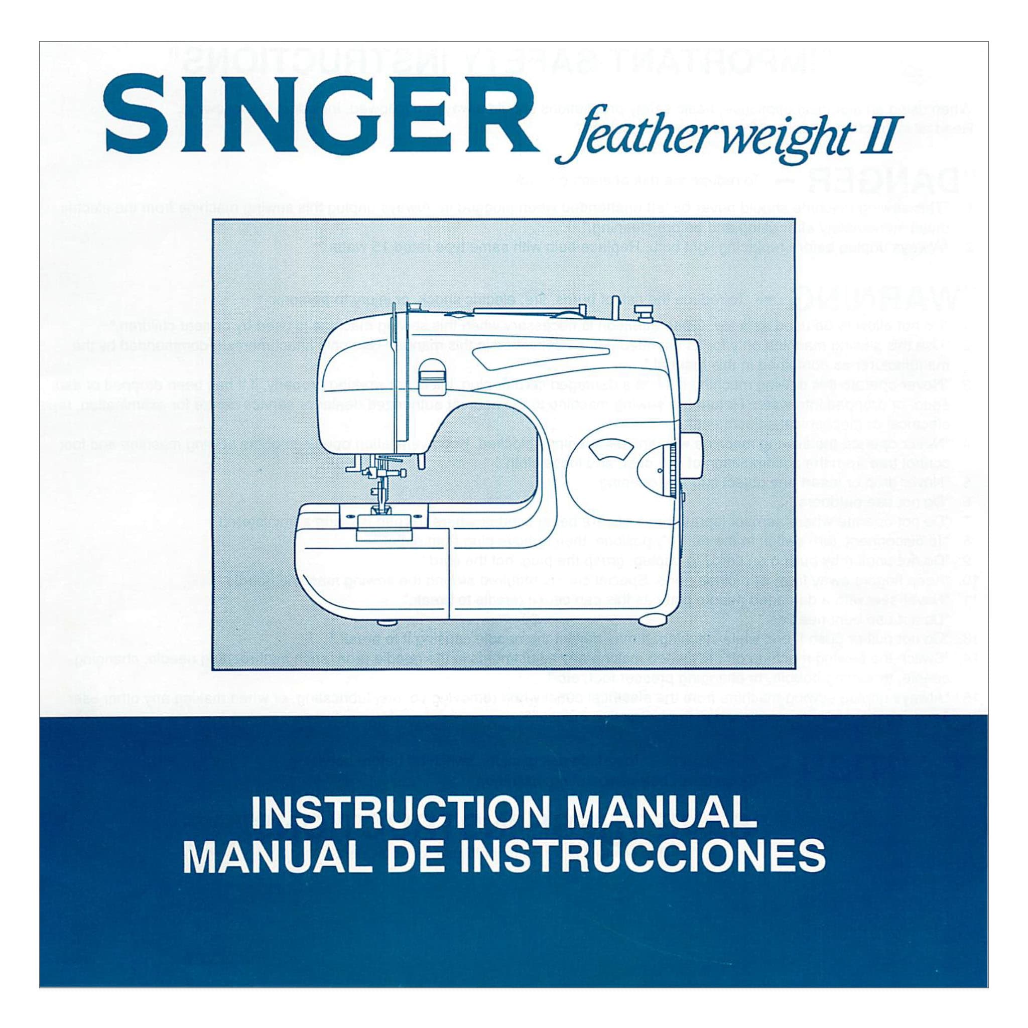Singer 117 Featherweight II Instruction Manual