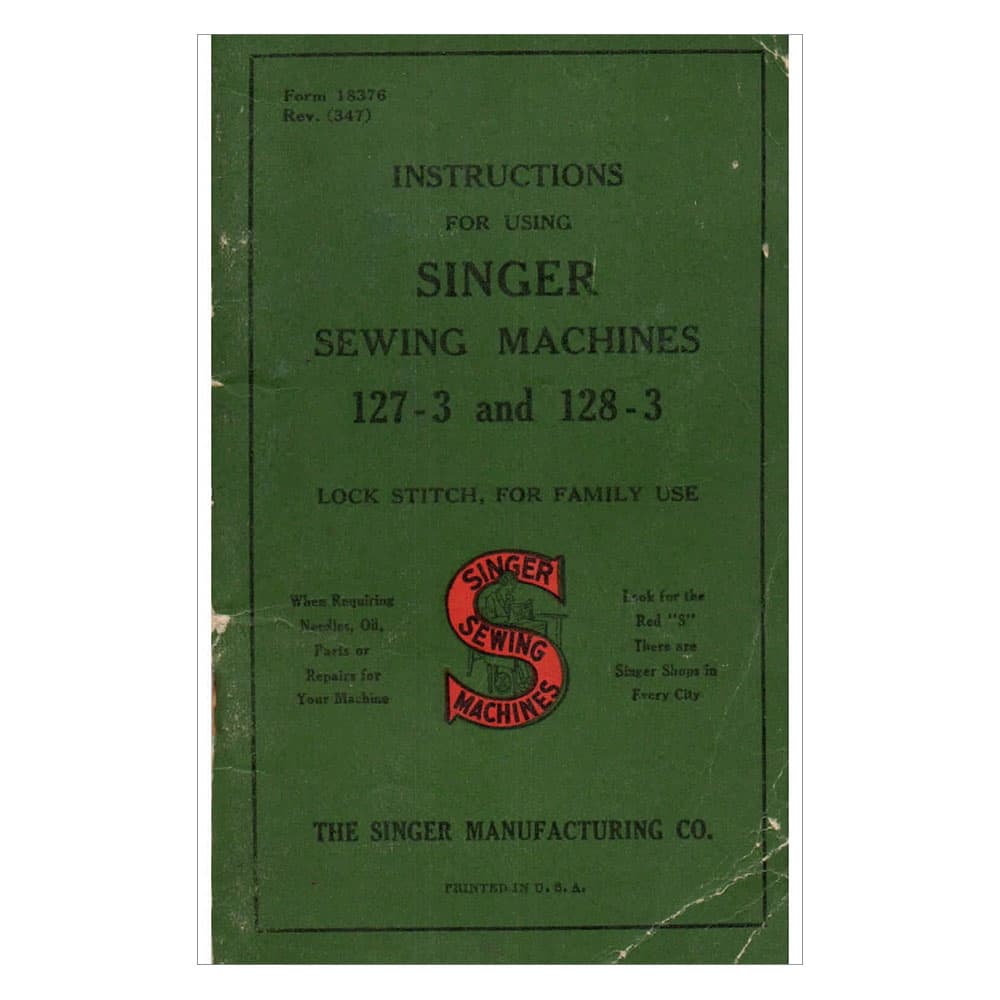 Singer 128-3 Instruction Manual image # 124045