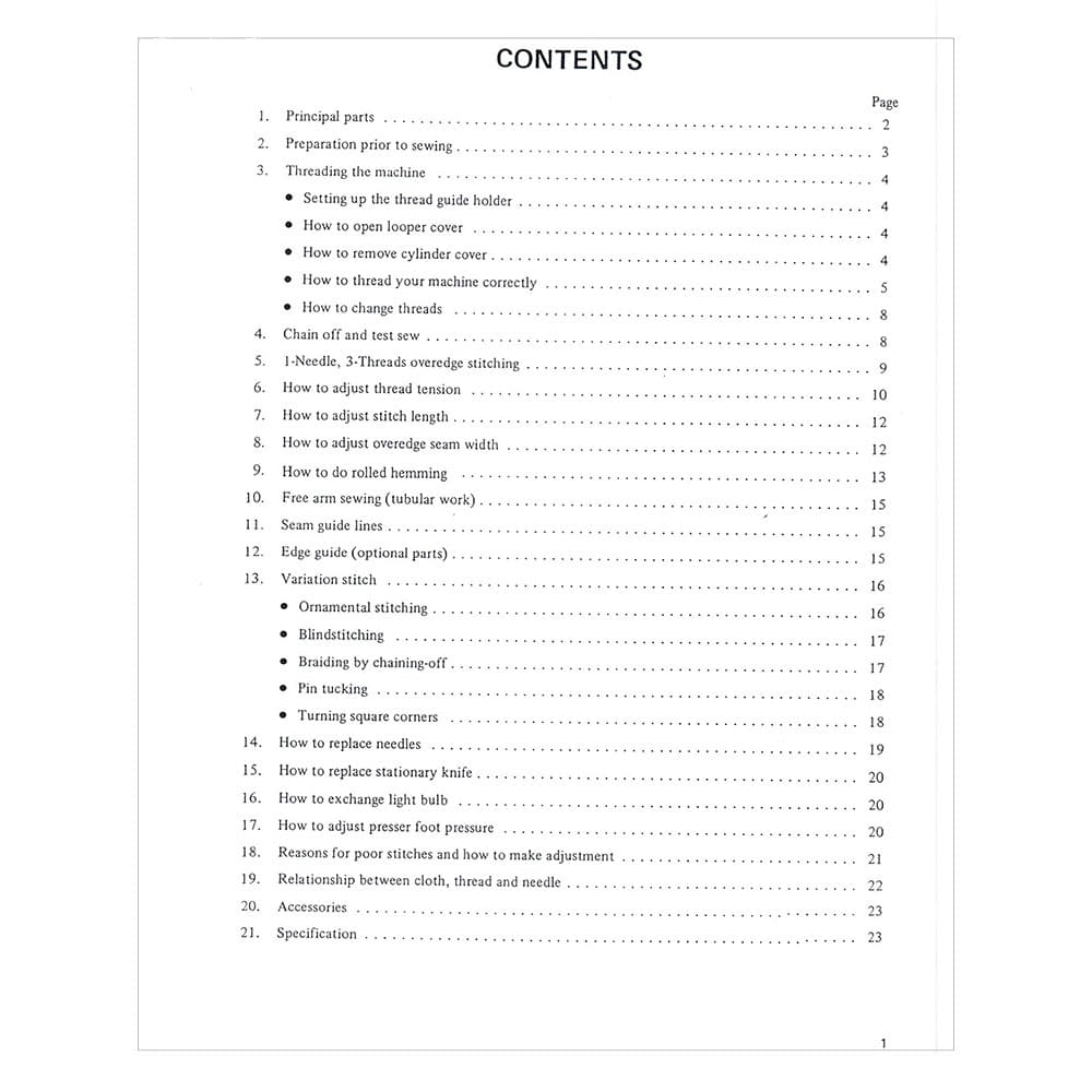 Singer 14U4 Instruction Manual image # 124105