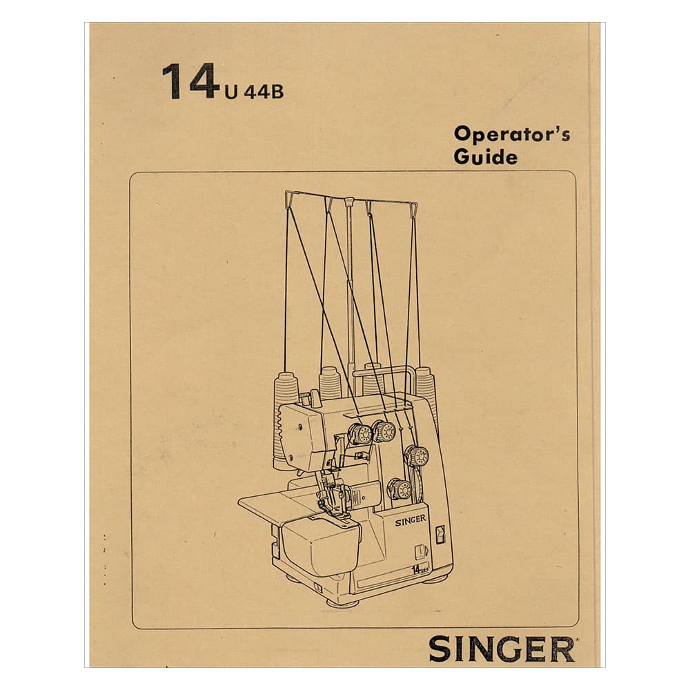 Singer 14U44 Instruction Manual