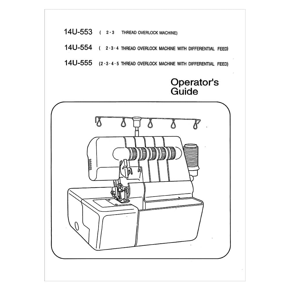 Singer 14U554 Instruction Manual image # 124134