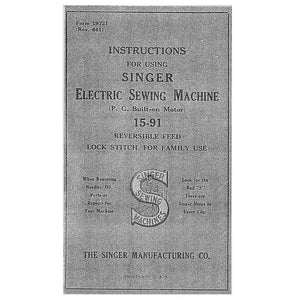 Singer 15-91 Instruction Manual image # 123714