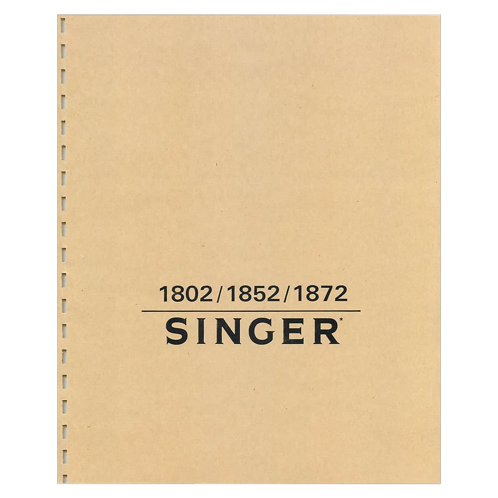 Singer 1852 Instruction Manual image # 124215