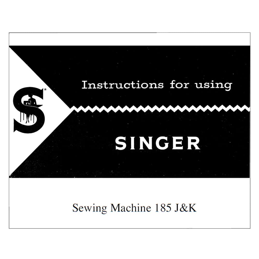 Singer 185J Instruction Manual image # 123823