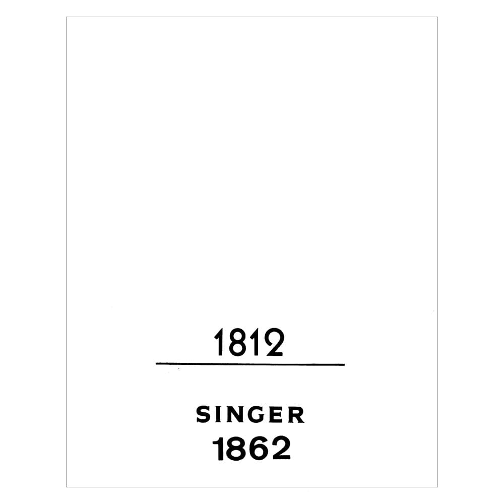 Singer 1862 Instruction Manual image # 124223