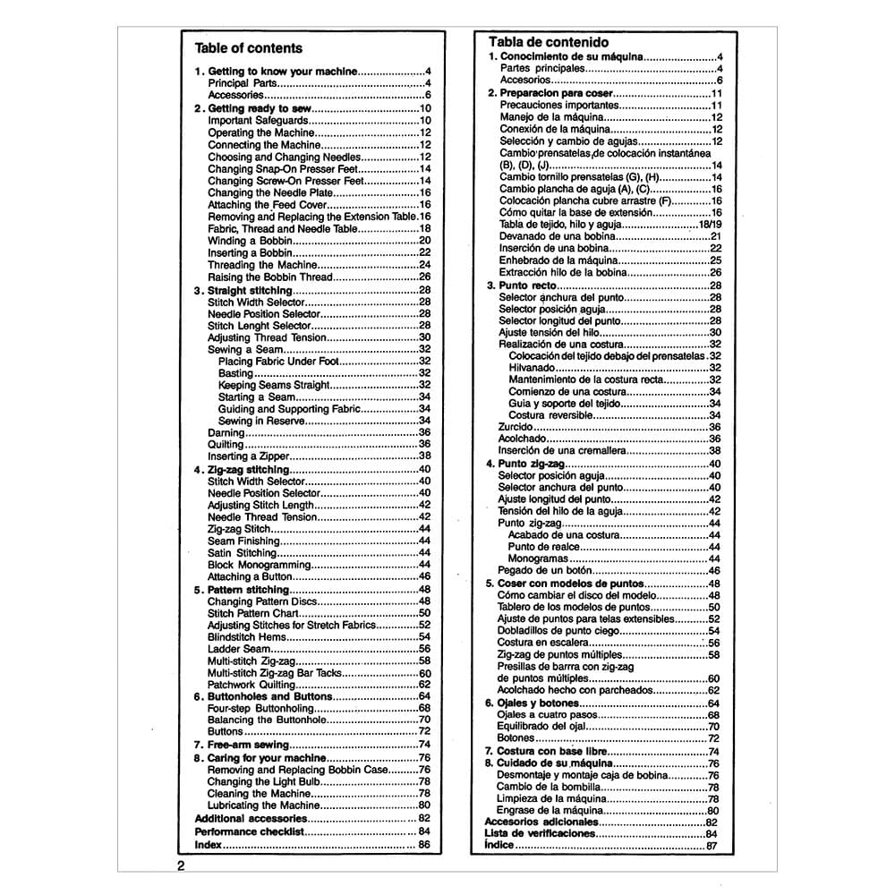 Singer 1862 Instruction Manual image # 124224
