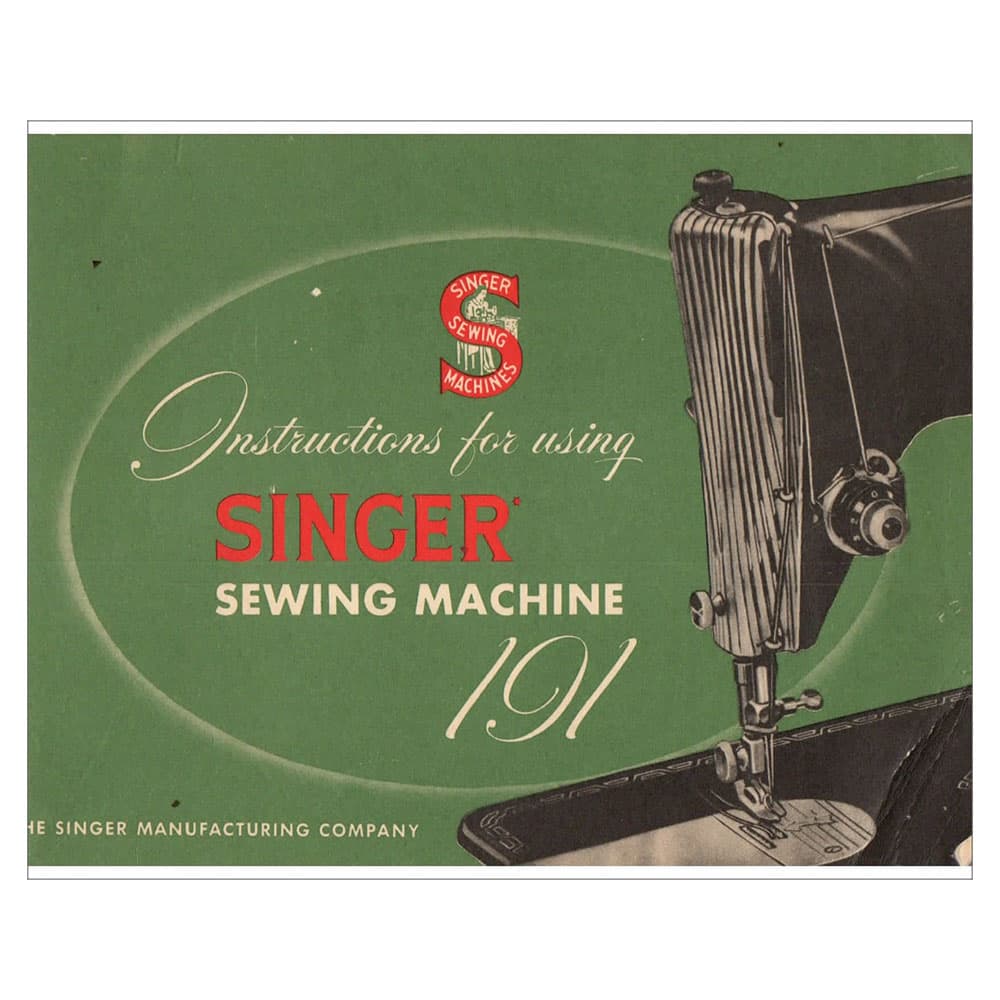 Singer 191 Instruction Manual image # 123610
