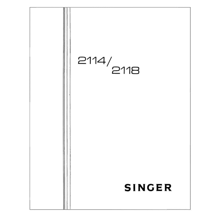 Singer 2114 Instruction Manual image # 123915