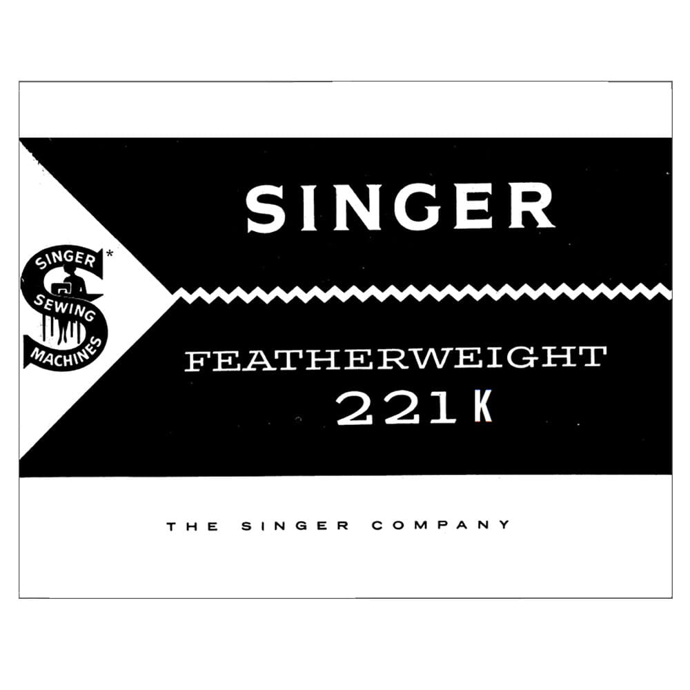 Singer 221K Instruction Manual image # 123931