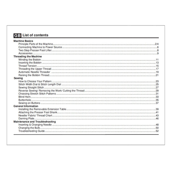 Singer 2263 (Simple) Instruction Manual