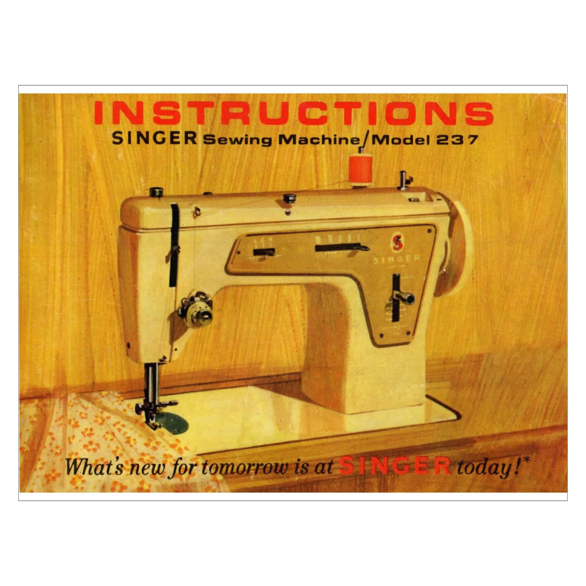 Singer 237 Instruction Manual