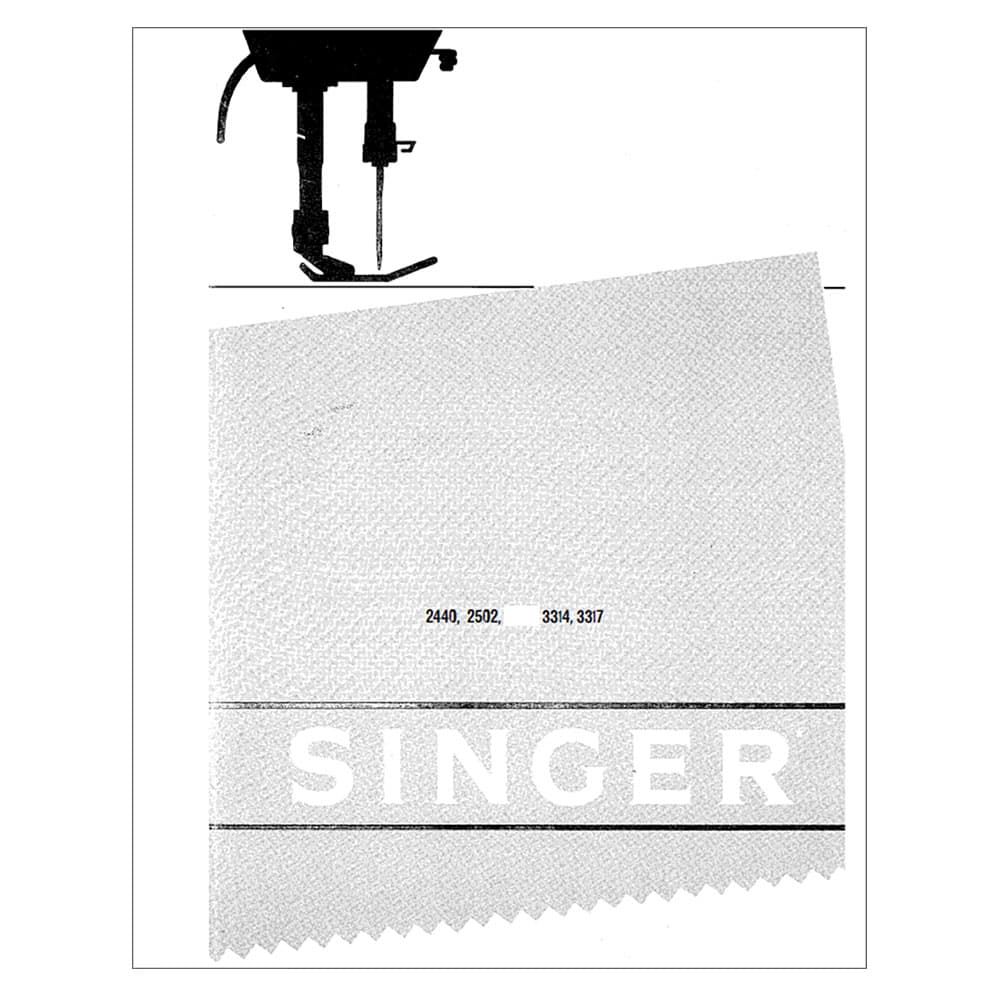 Singer 2440 Instruction Manual image # 123934