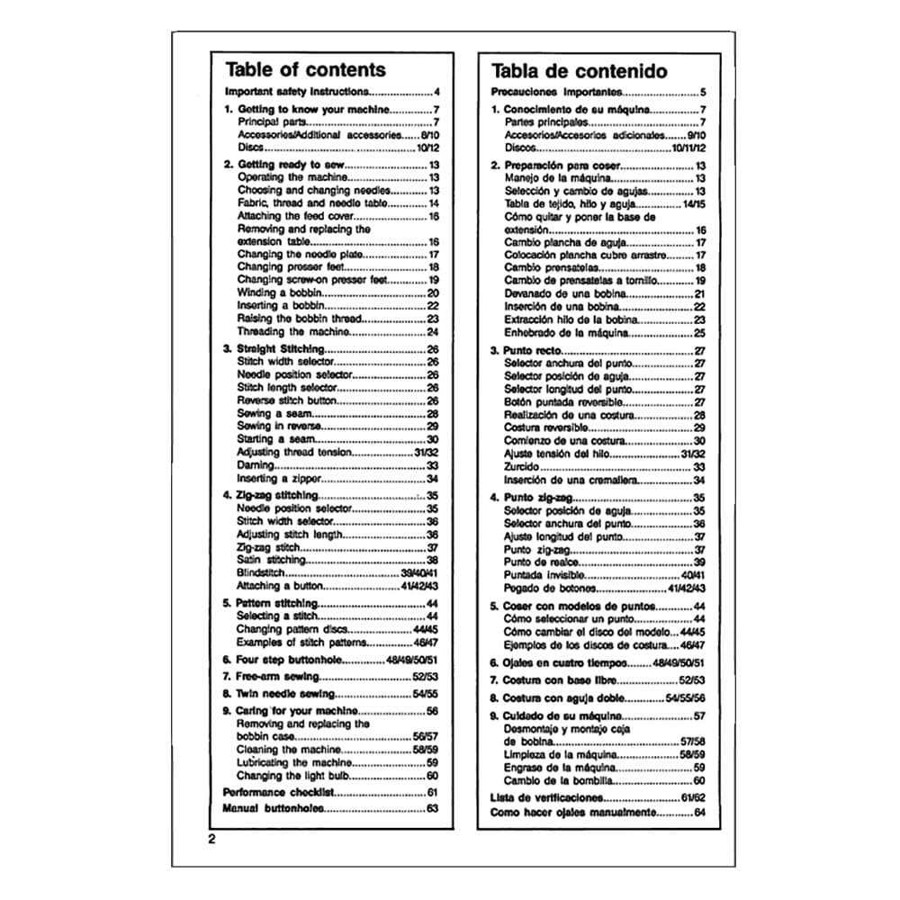 Singer 2602 Instruction Manual image # 124290