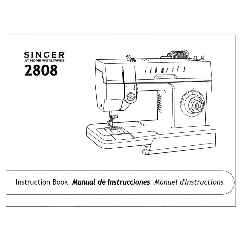 Singer Machine 2808 Singer 2808 Instruction Manual