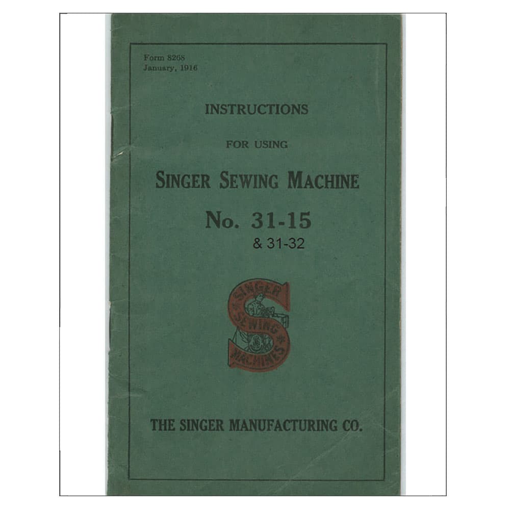 Singer 31-22 Instruction Manual image # 124355