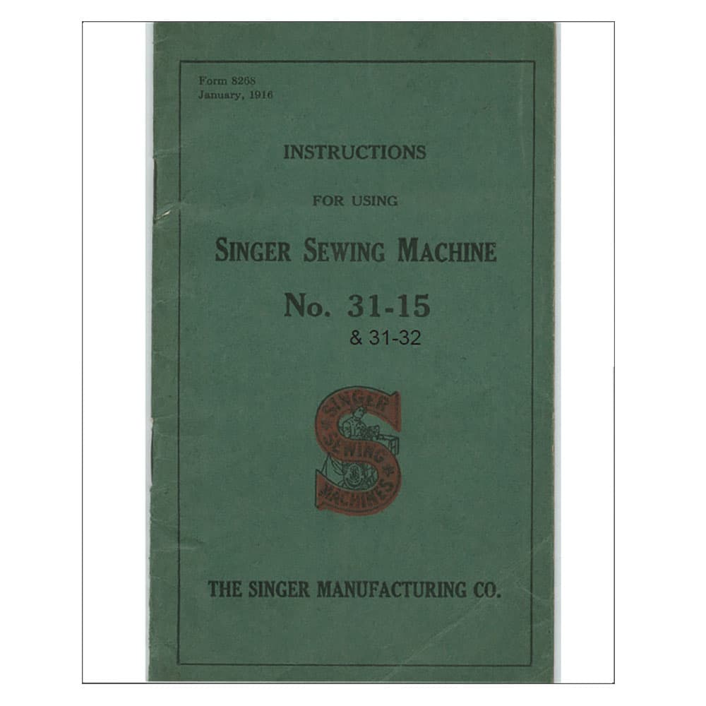 Singer 31-27 Instruction Manual