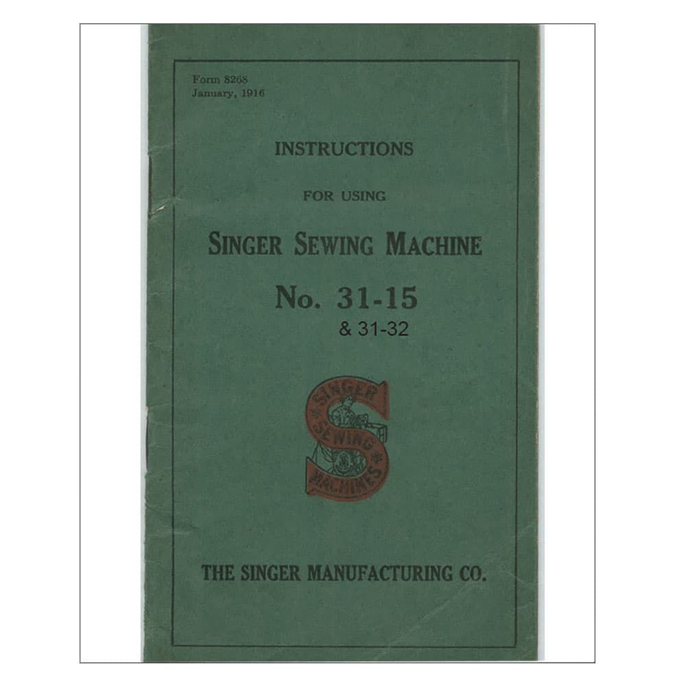 Singer 31-32 Instruction Manual image # 124357