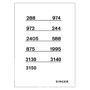 Singer 3130 Instruction Manual image # 124365