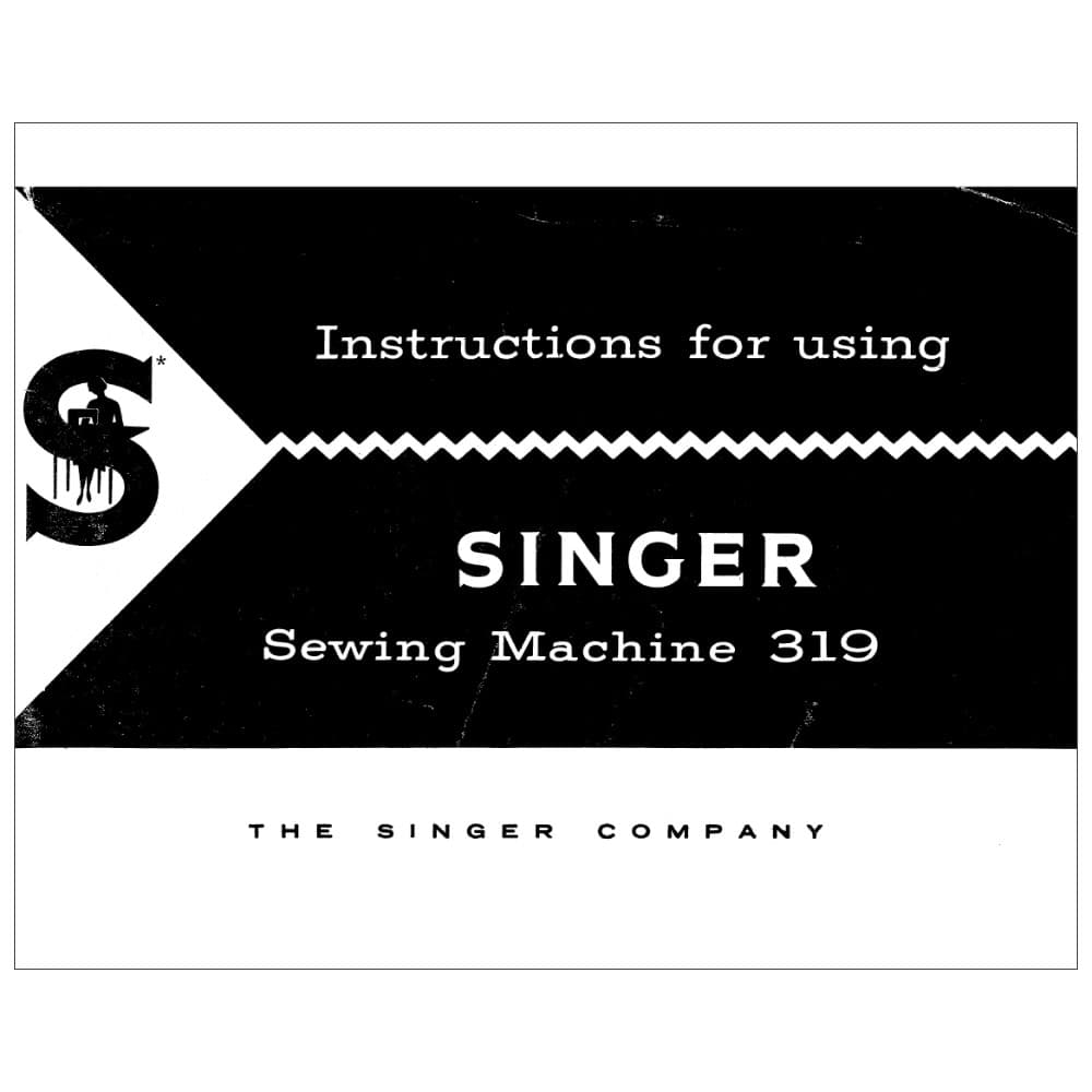 Singer 319 Instruction Manual image # 116381