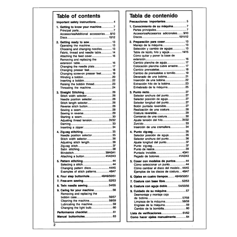 Singer 3270 Instruction Manual image # 124389