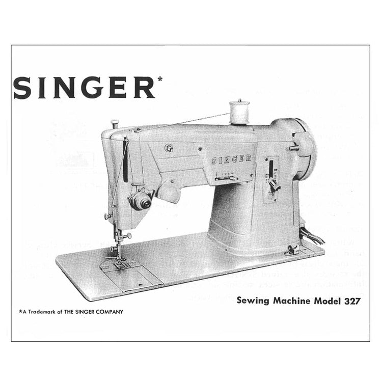 Singer 327K Instruction Manual