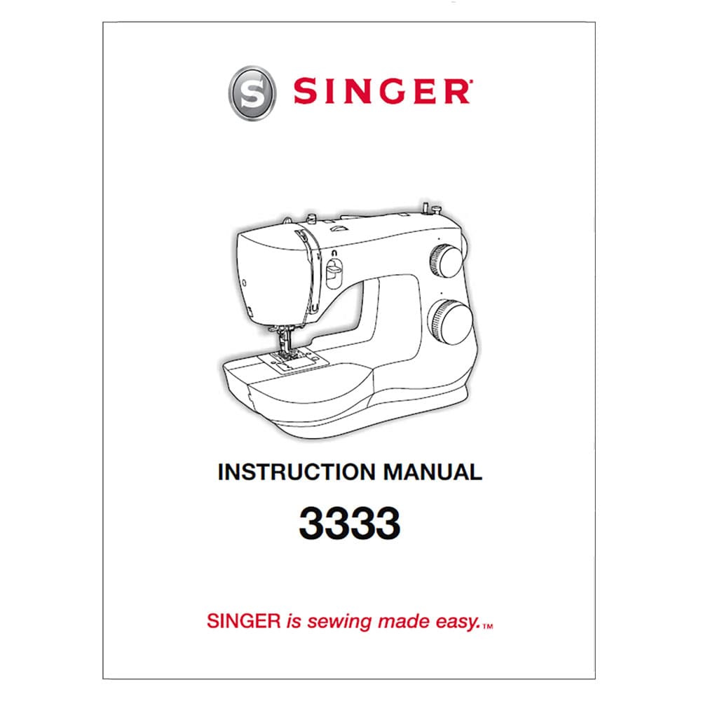 Singer 3333 Fashion Mate Instruction Manual image # 123712