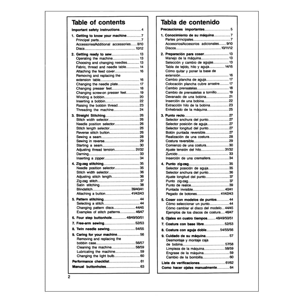 Singer 3343 Instruction Manual image # 124404