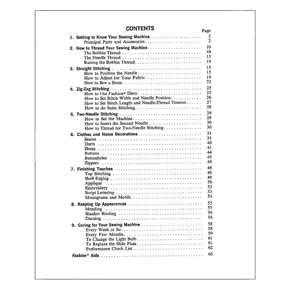 Singer 348 Instruction Manual