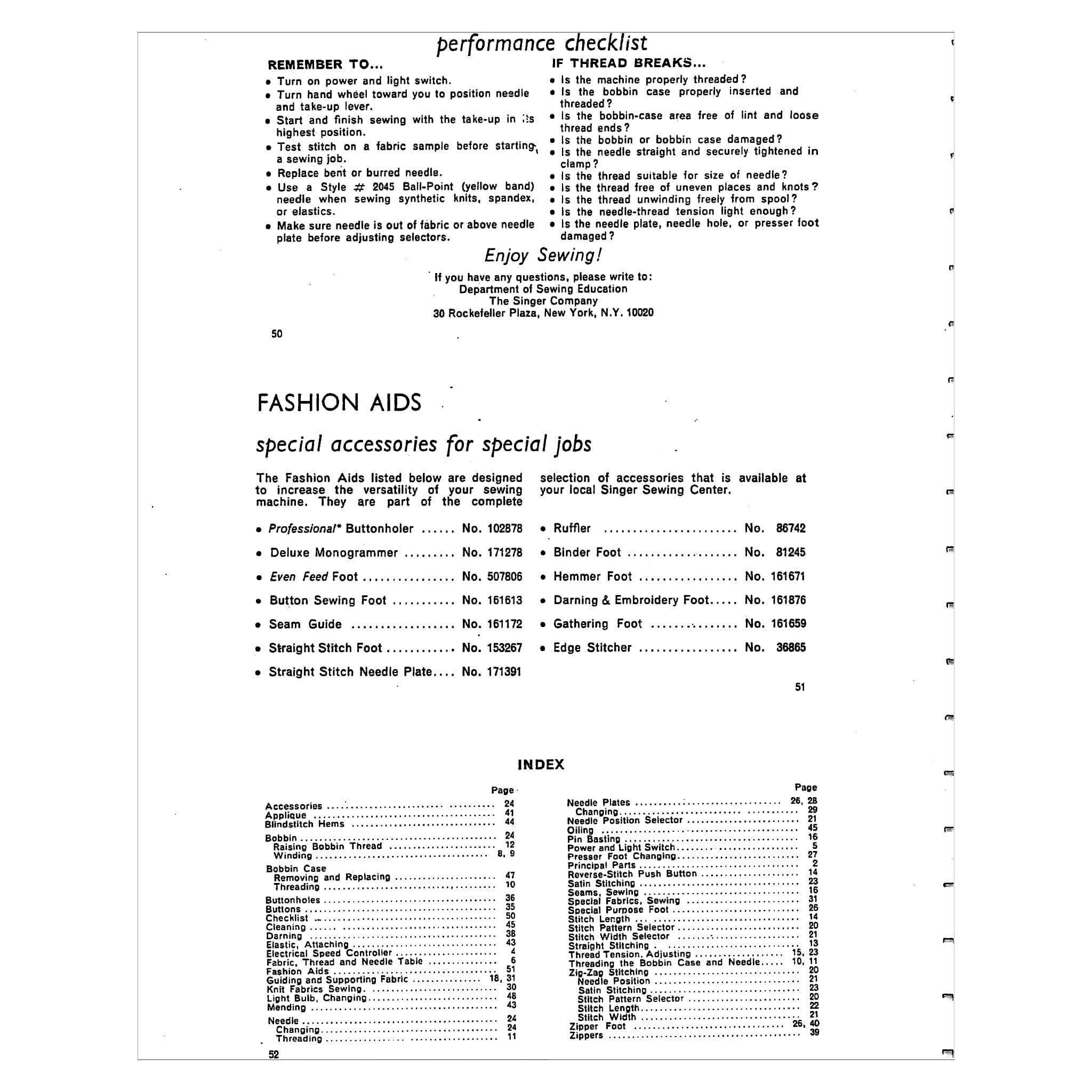 Singer 353 Instruction Manual