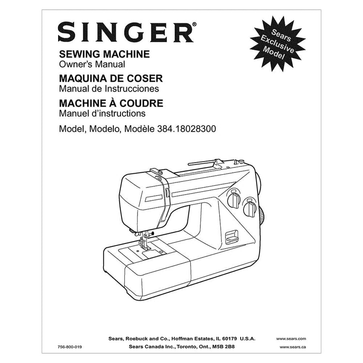 SInger 384.18028300 Instruction Manual image # 121032