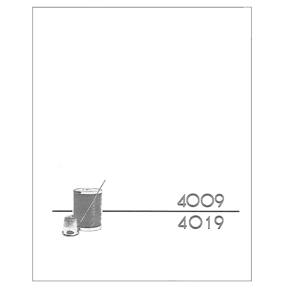 Singer 4019 Instruction Manual image # 123778