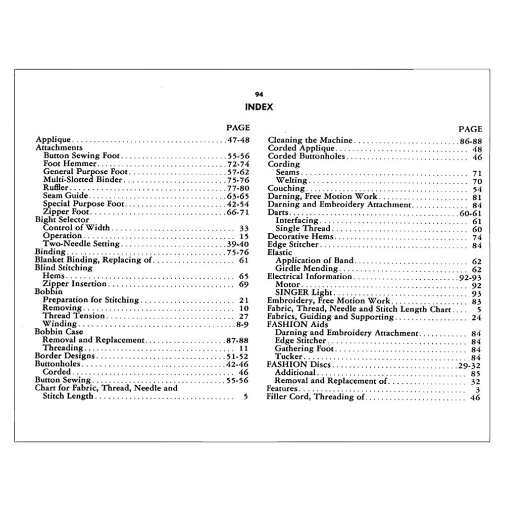 Singer 403 Instruction Manual image # 123771