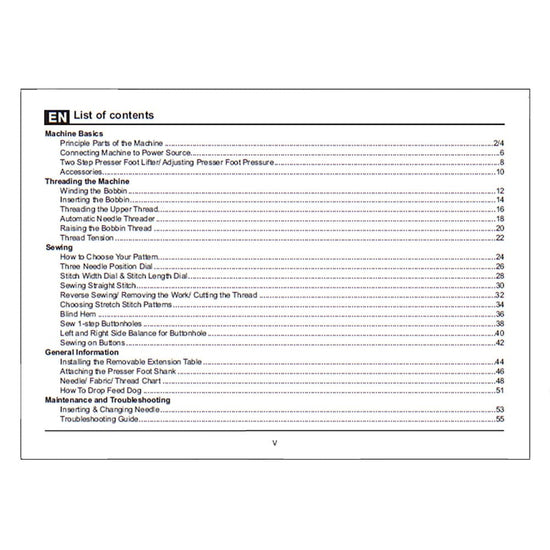 Singer 44S Instruction Manual