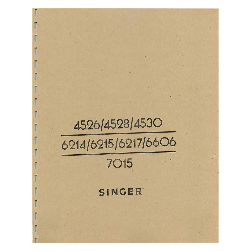 Singer 4526 Instruction Manual image # 124489